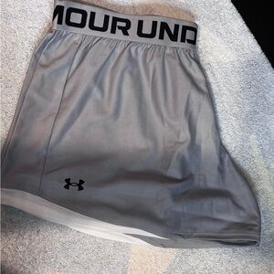 Under Armour Light Gray Performance Shorts